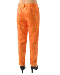 Orange Sequins fancy pants