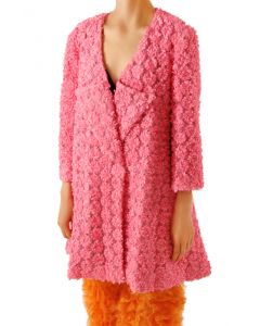 Pink flowers coat