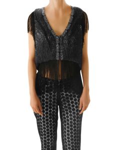 Black fancy vest